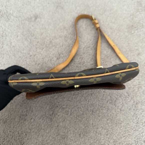 Authentic Louis Vuitton Musette Salsa Women’s Shoulder Crossbody Bag PM Brown - Picture 3 of 8